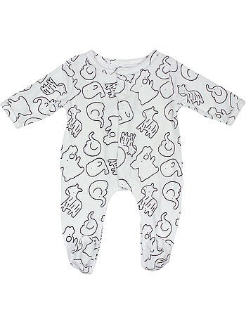 Pyjama bébé velours Zoo Les Chatounets