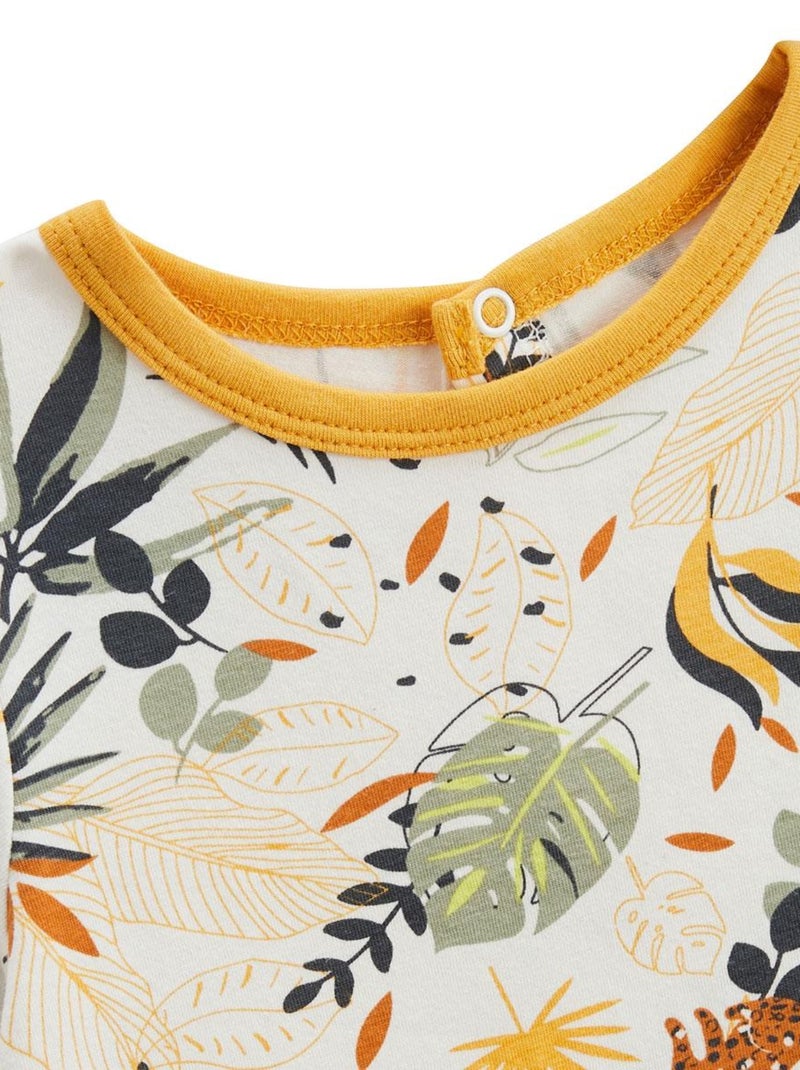 Pyjama bébé Wakae Moutarde - Kiabi