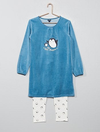Pyjama bi-matière 'pingouin'