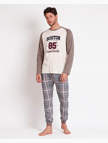 Pyjama Boston à manches longues pour homme ADMAS