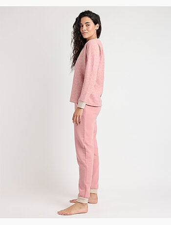 Pyjama boutonné à manches longues Love To Love pour femme ADMAS