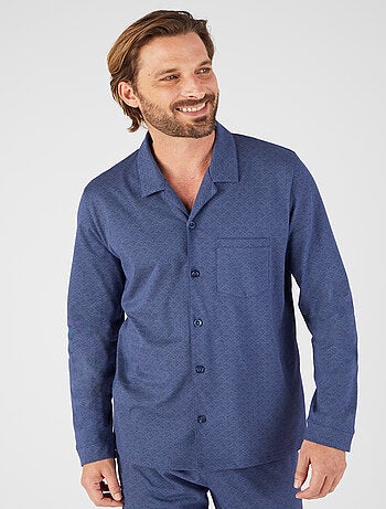 Pyjama boutonné maille jersey pur coton peigné - Damart