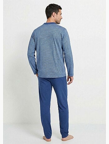 Pyjama boutonné manches longues coton - Afibel
