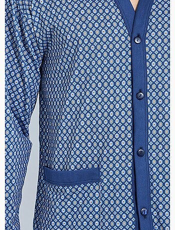 Pyjama boutonné manches longues coton - Afibel