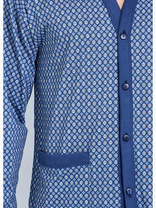 Pyjama boutonné manches longues coton - Afibel - Kiabi Pyjama boutonné manches longues coton - Afibel - Kiabi