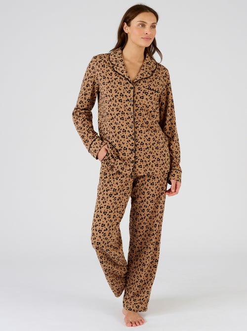 Pyjama boutonné Thermolactyl - Damart - Kiabi