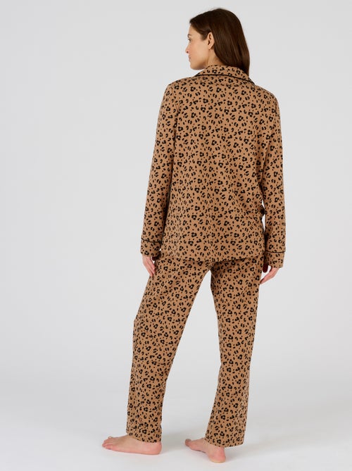 Pyjama boutonné Thermolactyl - Damart - Kiabi