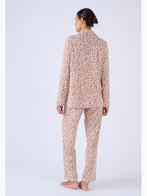 Pyjama boutonné Thermolactyl - Damart - Kiabi