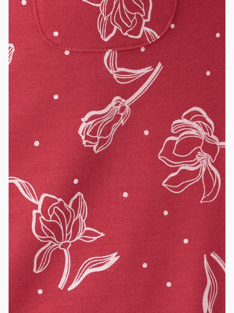 Pyjama boutonné Thermolactyl - Damart Rose - Kiabi