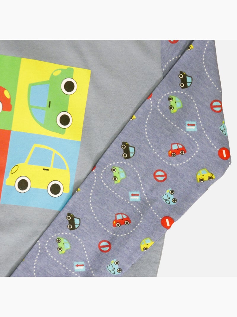 Pyjama 'bpp1 Vroum Vroum' 'doo&bo' Bleu - Kiabi