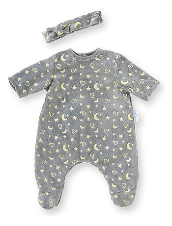 Pyjama Brille dans la Nuit & Bandeau pour poupon 30 cm