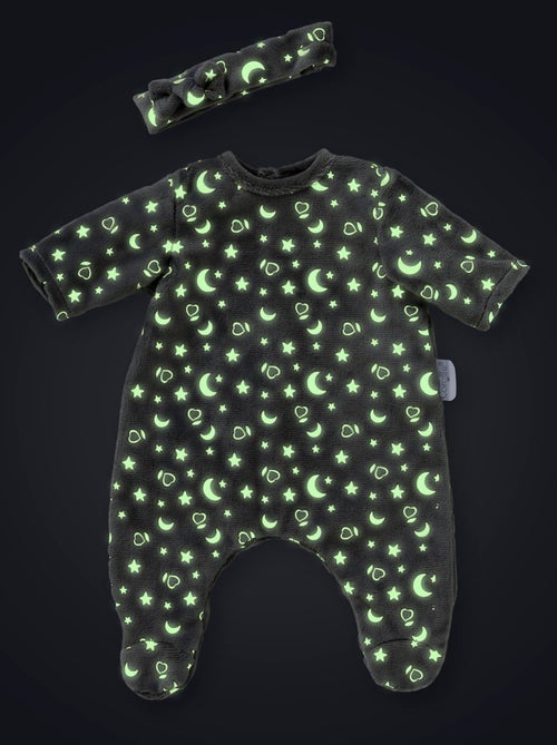 Pyjama Brille dans la Nuit & Bandeau pour poupon 36 cm - Kiabi