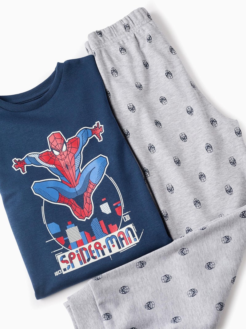 Pyjama Brille dans le Noir Spiderman Bleu foncé - Kiabi