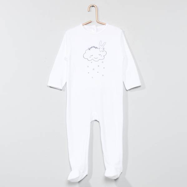 Pyjama Brode En Velours Bebe Garcon Beige Kiabi 10 00