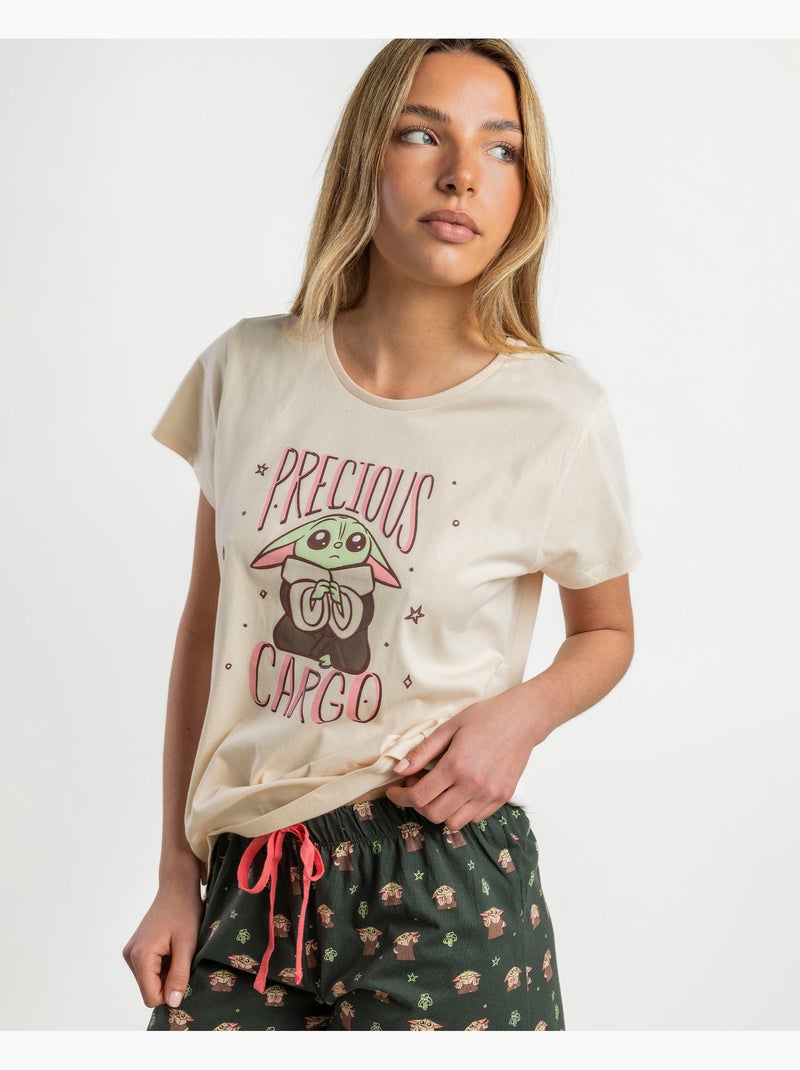 Pyjama cargo à manches courtes Precious pour femme STAR WARS Beige - Kiabi