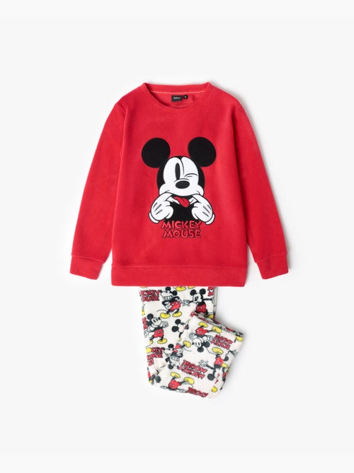 Pyjama chaud à manches longues Disney, le meilleur Mickey pour filles - Kiabi