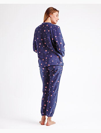 Pyjama chaud à manches longues Magical C pour femme, RESTEZ À LA MAISON