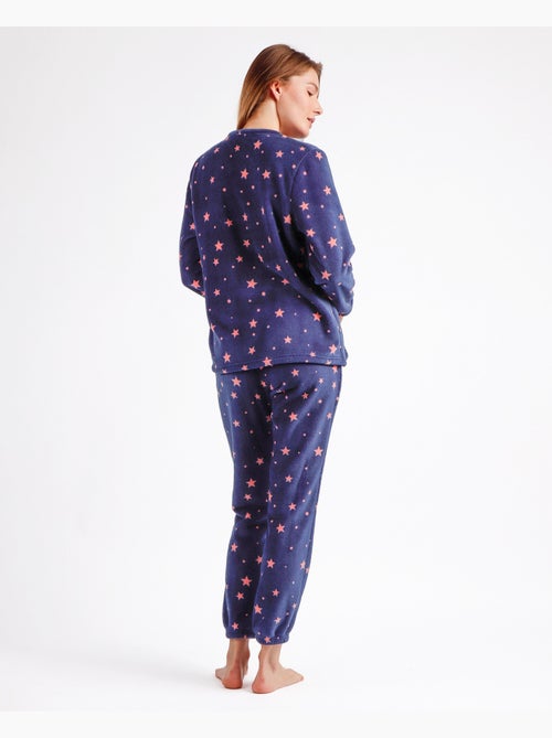 Pyjama chaud à manches longues Magical C pour femme, RESTEZ À LA MAISON - Kiabi Pyjama chaud à manches longues Magical C pour femme, RESTEZ À LA MAISON - Kiabi