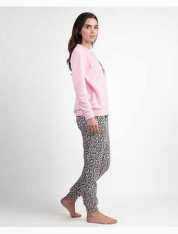 Pyjama chaud à manches longues Minnie Skin pour femme Disney