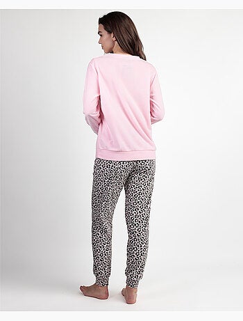 Pyjama chaud à manches longues Minnie Skin pour femme Disney