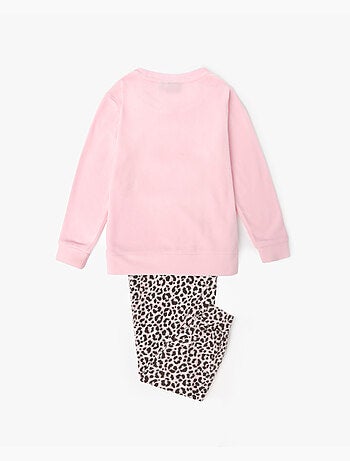 Pyjama chaud à manches longues Minnie Skin pour fille Disney