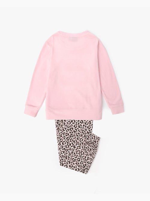 Pyjama chaud à manches longues Minnie Skin pour fille Disney - Kiabi