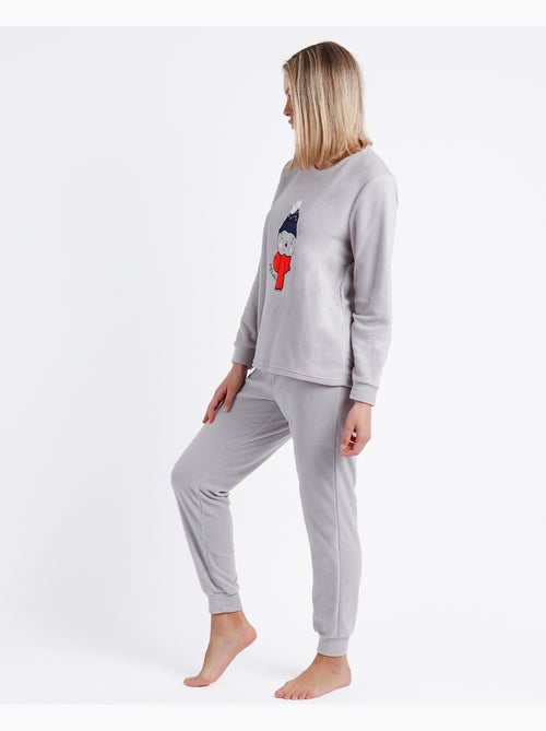 Pyjama chaud à manches longues pour femme ADMAS - Kiabi Pyjama chaud à manches longues pour femme ADMAS - Kiabi