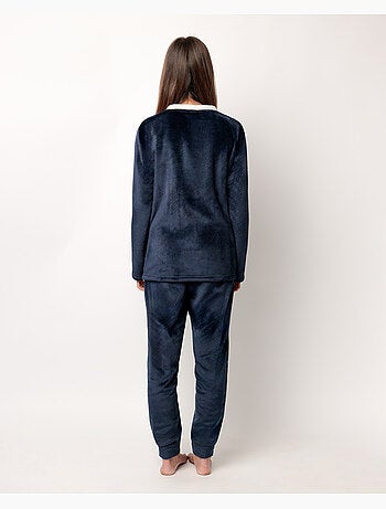 Pyjama chaud à manches longues pour femme PEANUTS Snow Drift