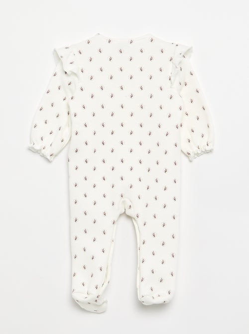 Pyjama chaud dors bien avec pieds - Kiabi