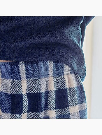 Pyjama chaud en polaire et flanelle
