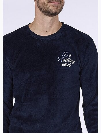 Pyjama chaud en polaire et flanelle