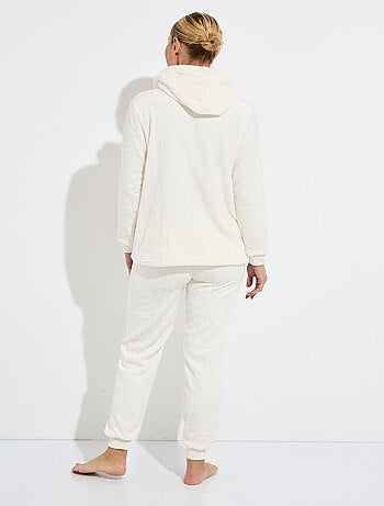 Pyjama chaud polaire avec haut sweat