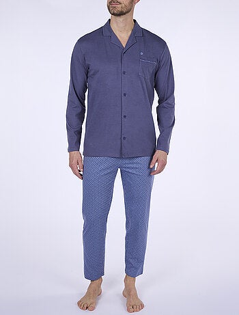 Pyjama chemise HERITAGE bleu - DODO