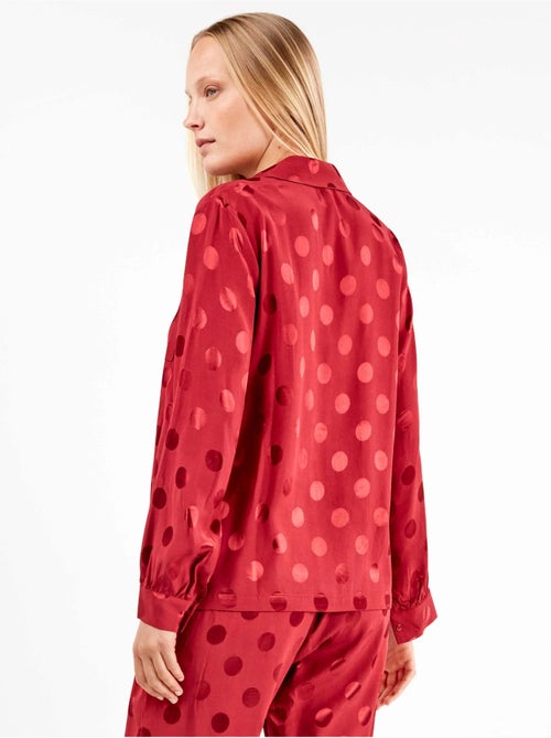 Pyjama chemisier à pois - Kiabi Pyjama chemisier à pois - Kiabi
