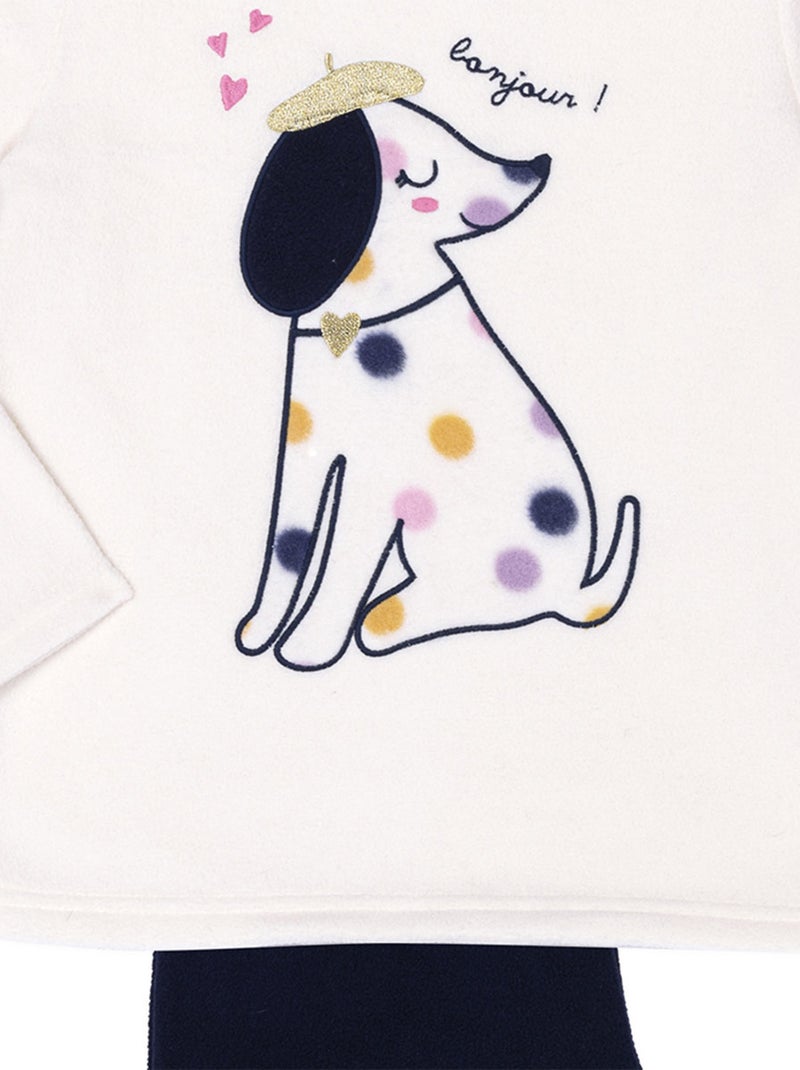 Pyjama   CHIPI écru/marine - MON P'TIT DODO Blanc - Kiabi