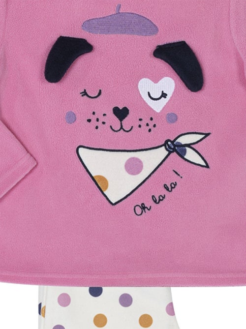 Pyjama   CHIPI rose/imprimé - MON P'TIT DODO - Kiabi