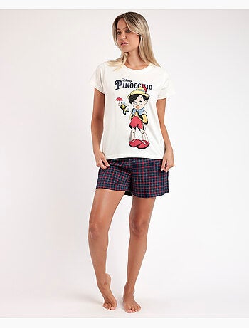 Pyjama classique à manches courtes Pinocchio pour femme de Disney