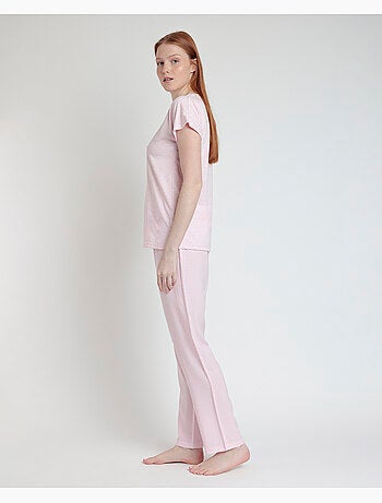 Pyjama classique à manches courtes Spiga pour femme ADMAS CLASSIC