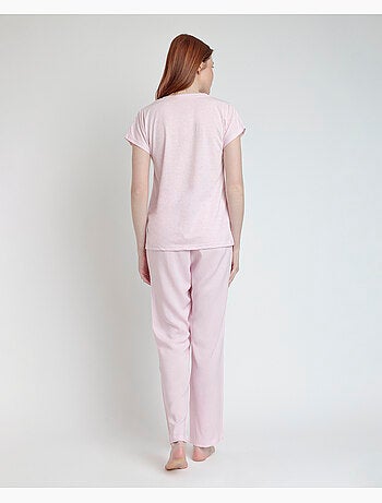Pyjama classique à manches courtes Spiga pour femme ADMAS CLASSIC
