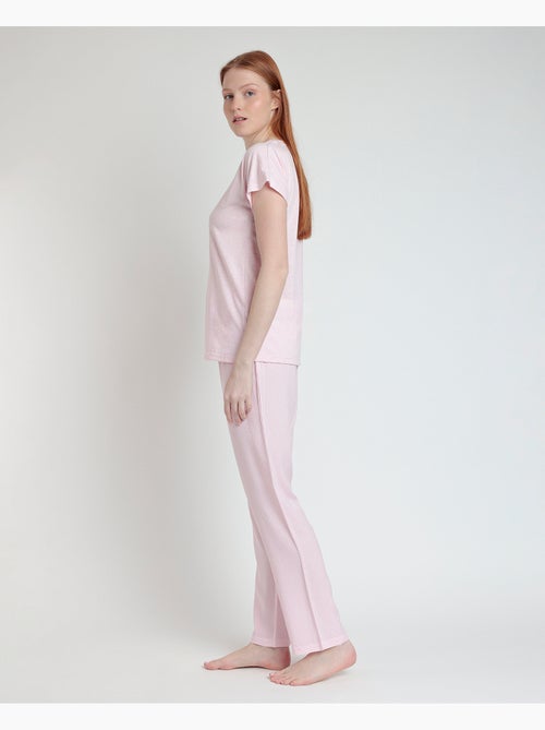 Pyjama classique à manches courtes Spiga pour femme ADMAS CLASSIC - Kiabi Pyjama classique à manches courtes Spiga pour femme ADMAS CLASSIC - Kiabi
