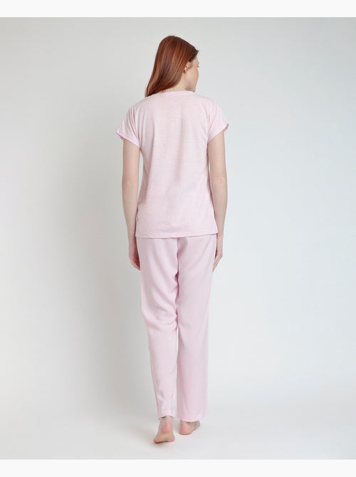 Pyjama classique à manches courtes Spiga pour femme ADMAS CLASSIC - Kiabi Pyjama classique à manches courtes Spiga pour femme ADMAS CLASSIC - Kiabi