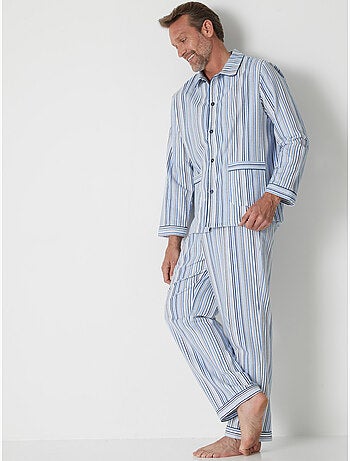 Pyjama classique flanelle pur coton