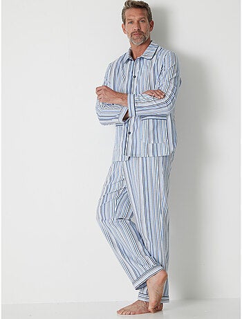 Pyjama classique flanelle pur coton