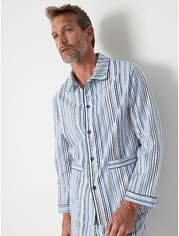 Pyjama classique flanelle pur coton