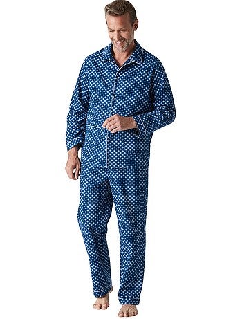 Pyjama classique flanelle pur coton