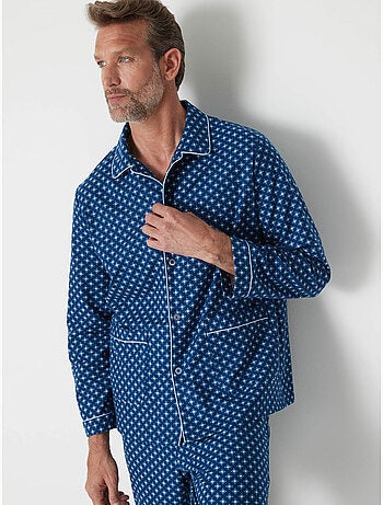 Pyjama classique flanelle pur coton