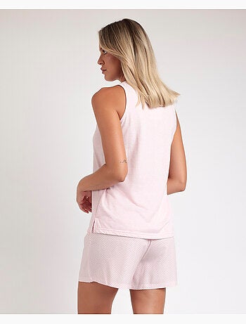 Pyjama classique sans manches Spiga pour femme ADMAS CLASSIC