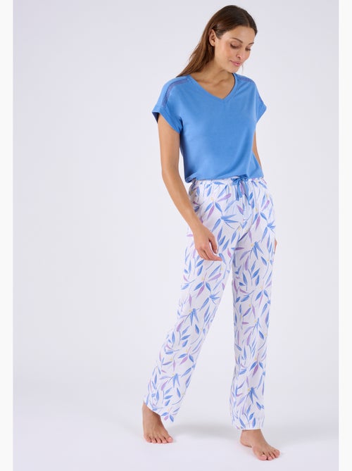 Pyjama Climatyl en maille jersey - Damart - Kiabi