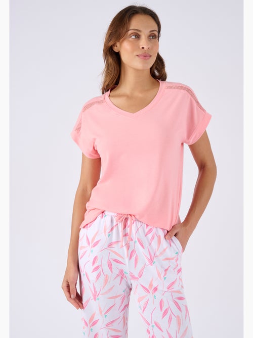 Pyjama Climatyl en maille jersey - Damart - Kiabi