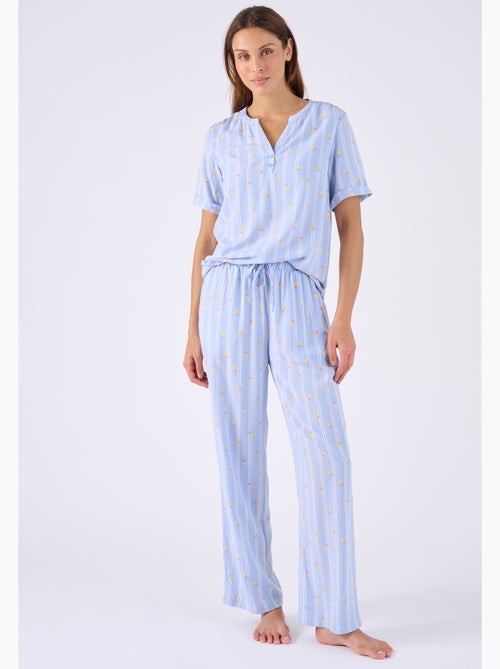 Pyjama Climatyl en pure viscose - Damart - Kiabi